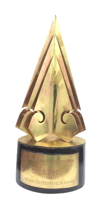 Cambodia Young Entrepreneur Award trophy, 2015