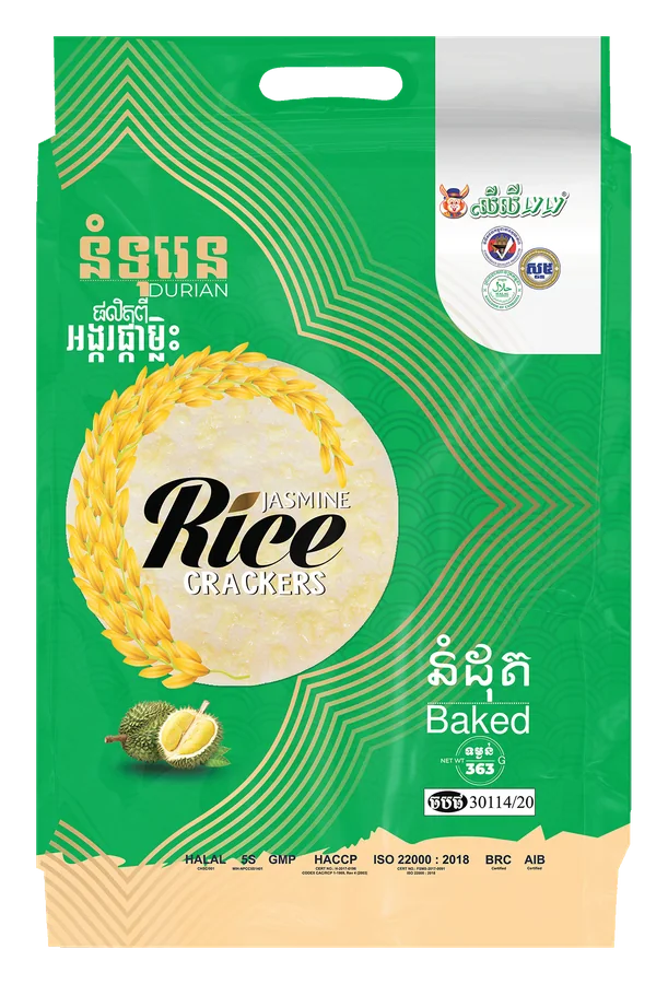 LYLY Durian Rice Cracker, 363 g